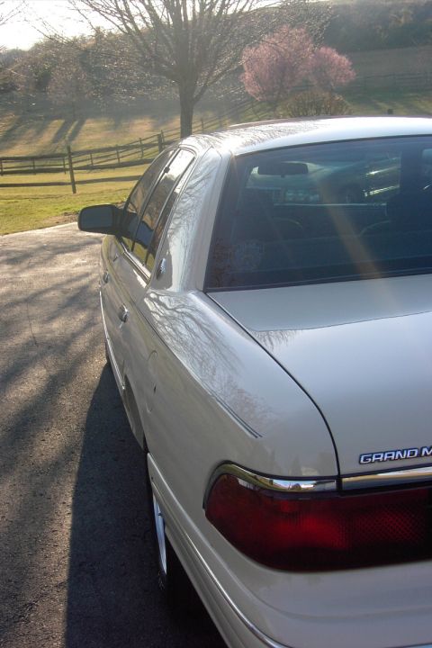 1996 Mercury Grand Marquis - LH paint close-up