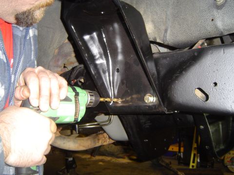1989 Ford Bronco - Drilling holes