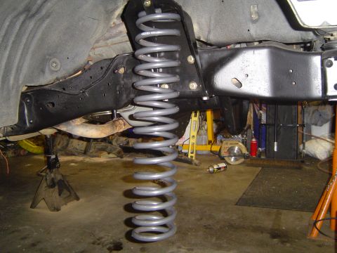 1989 Ford Bronco - Hung the spring to look at it