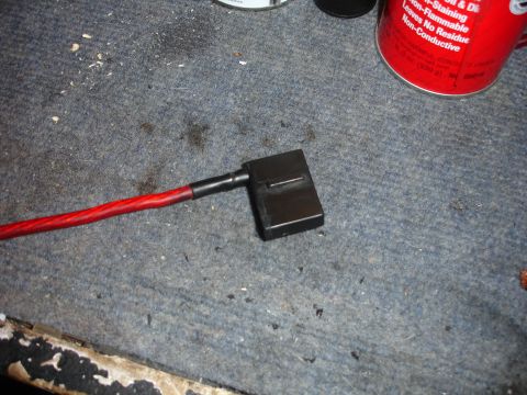 1996 Ford Bronco - 8 gauge wire soldered into the stock wire harness