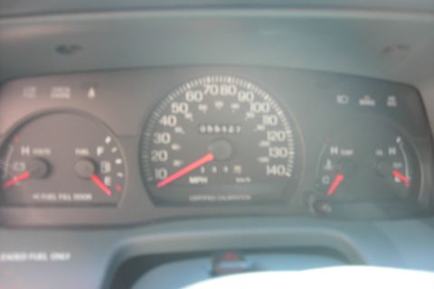 1996 Mercury Grand Marquis - 98-02 CVPI cluster close-up 2 Note gear shift indicator and PRND21 print delete