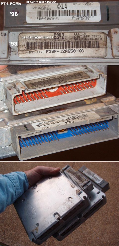 1994 Ford Crown Victoria - P71 EECs from '93 & '96