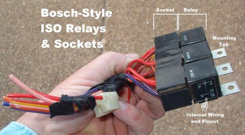 1983 Ford Bronco - Relay Blocks These slide-together relay sockets are from a cheap aftermarket alarm, but they can be used for almost anything. These standar…
