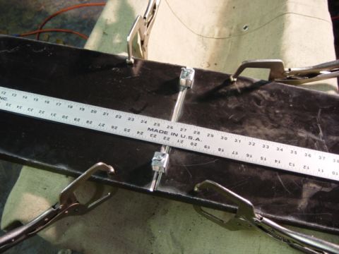 1991 Ford Bronco - Get the pieces lined up straight and clamped in place. Remember the typical MIG guidance about not having a gap larger than the diameter of…