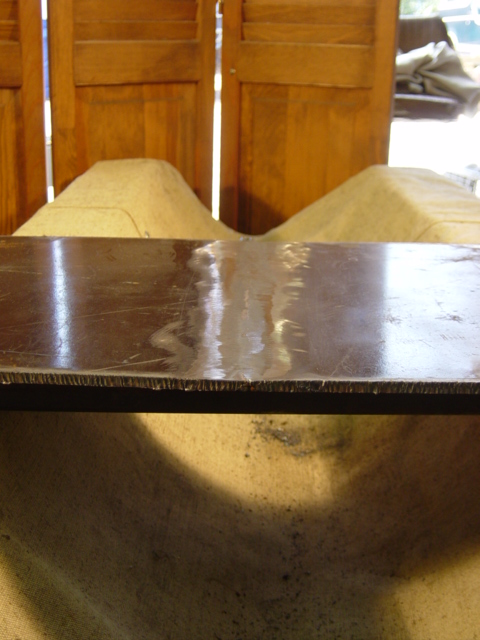 1991 Ford Bronco - But I'm grinding this plate smooth on both sides, because it's highly visible. Where's the weld? :)