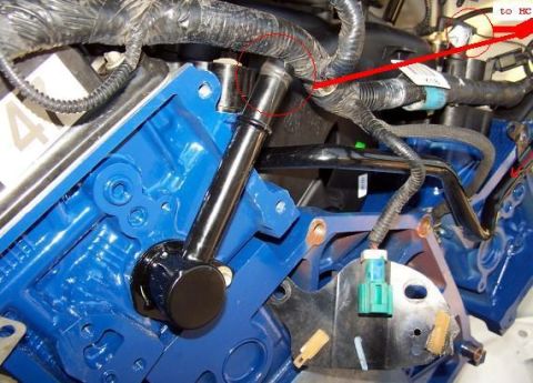 2000 Ford Crown Victoria - rear ds head cooling mod 2