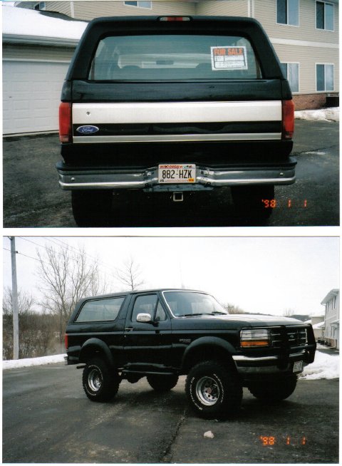 1992 Ford Bronco - Before I picked it up in Wisconsin.