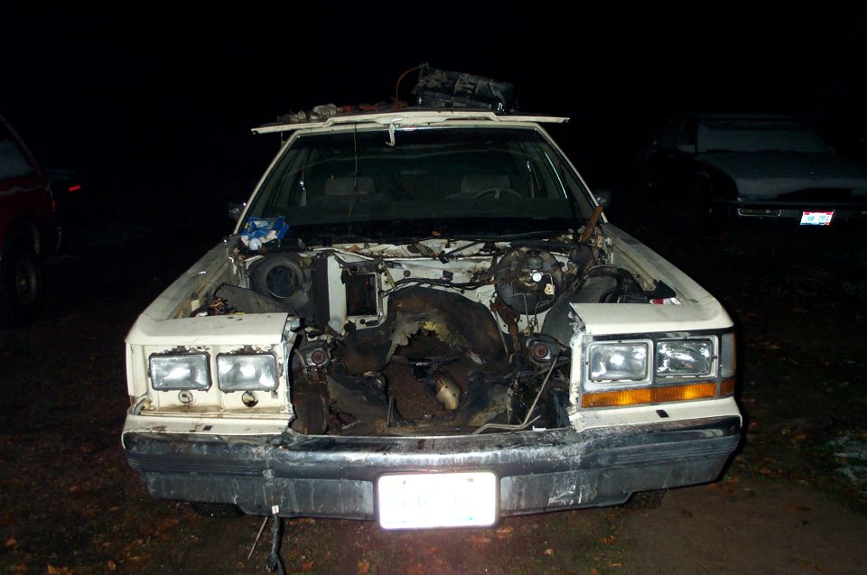 an empty space that was cleared out with a blue tipped wrench