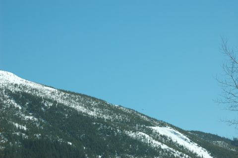 2001 Ford Taurus - Mountain landscape with trees and snow, a SUPERMOTORS watermark.