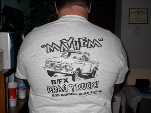 1963 Ford Fairlane - This t-shirt features a graphic of a classic Ford pickup truck, not a 1963 Ford Fairlane.