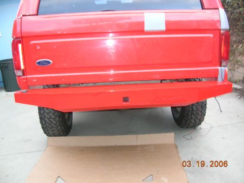 1985 Ford Bronco - painted and reinstalled on the bko.