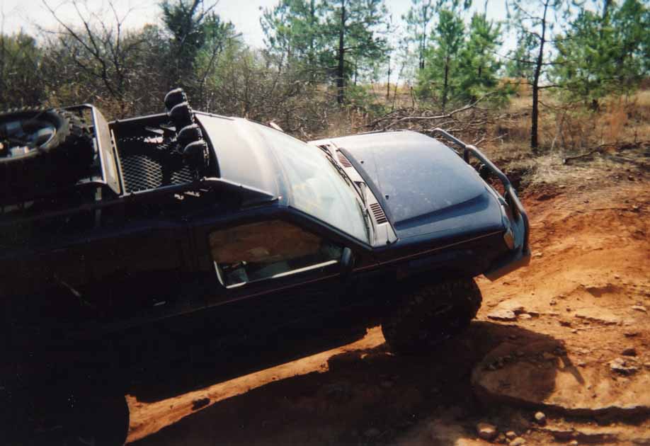 Badass xterra pwning the trail.