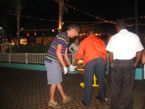 1989 Ford Bronco - Scuba way out of his jurisdiction drunk off his ass.