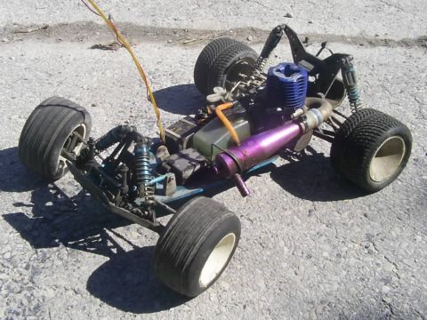 1985 Ford Bronco - This is a radio-controlled nitro buggy, not a 1985 Ford Bronco.