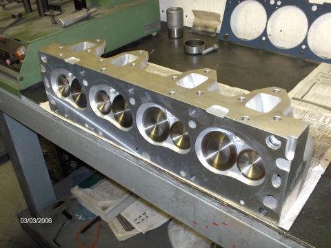 1966 Ford Fairlane - Four angle valve job. Dang those valves are huge 2.25" intake and 1.75" exhaust.
