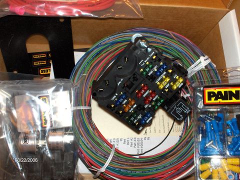 1966 Ford Fairlane - Wow! That's alot of hardware. I wasn't sure whether to be happy or nervous. Installation was not painless. This harness is wired for GM veh…