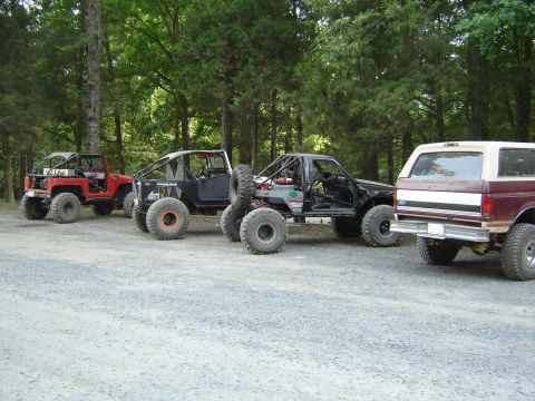 1993 Ford Bronco - A few of the trucks, a few of the boys were a little overkill