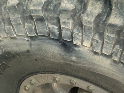 1993 Ford Bronco - Thank god for tire warranties