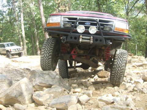 1993 Ford Bronco - LOOK AT THAT TTB FLEX!!! haha, we'll fix that soon enough