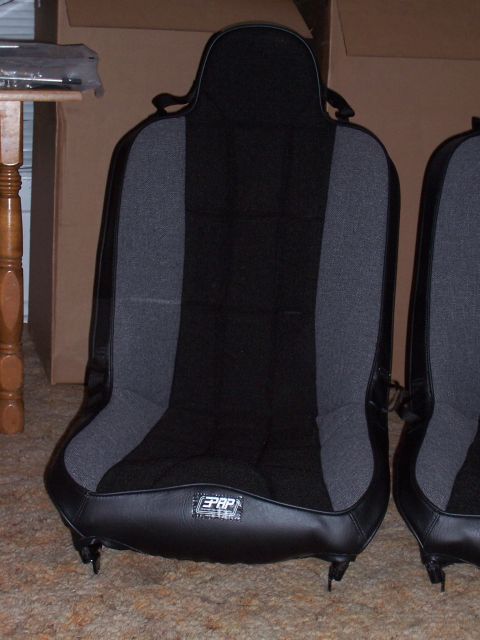 1988 Suzuki Samurai - Two PRP car seats are shown, one partially obscuring the other.