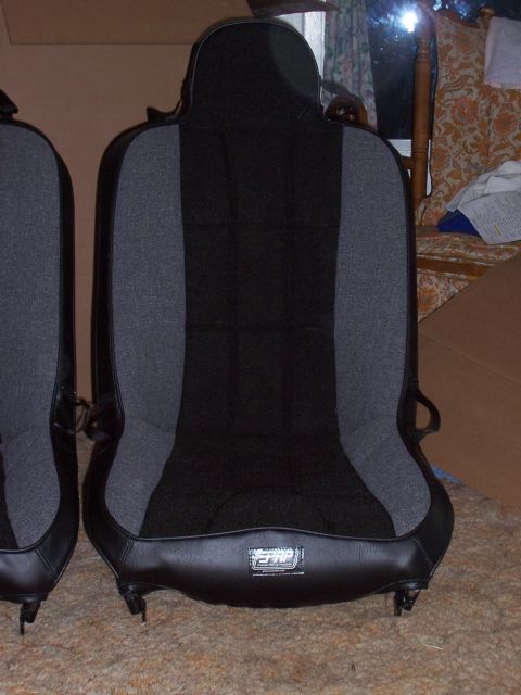 1988 Suzuki Samurai - Two aftermarket bucket seats with PRP branding are shown, likely for a custom build.