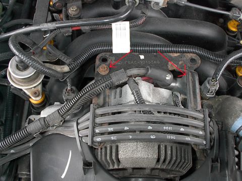 1985 Mercury Grand Marquis - NPI alternator braket with PI manifold