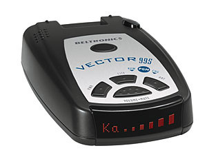 2000 Ford Taurus - 2000 Midnight Black Ford Taurus SES 4-Door Sedan - Beltronics Vector 995 Radar Detector from CircuitCity.com
