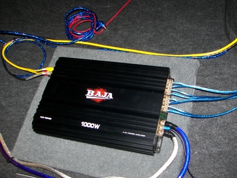 2000 Ford Taurus - Audio System Installation - Profile Amplifier installed