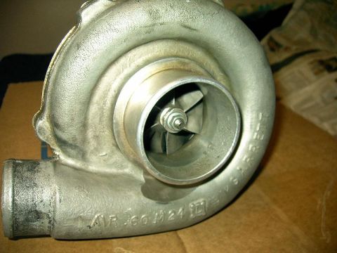 1992 Ford Probe - Close-up of a Garrett turbocharger, showing part numbers AR .60 M24 1.