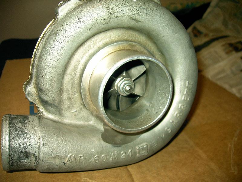 Garrett turbocharger with AR .60 M24 1 markings