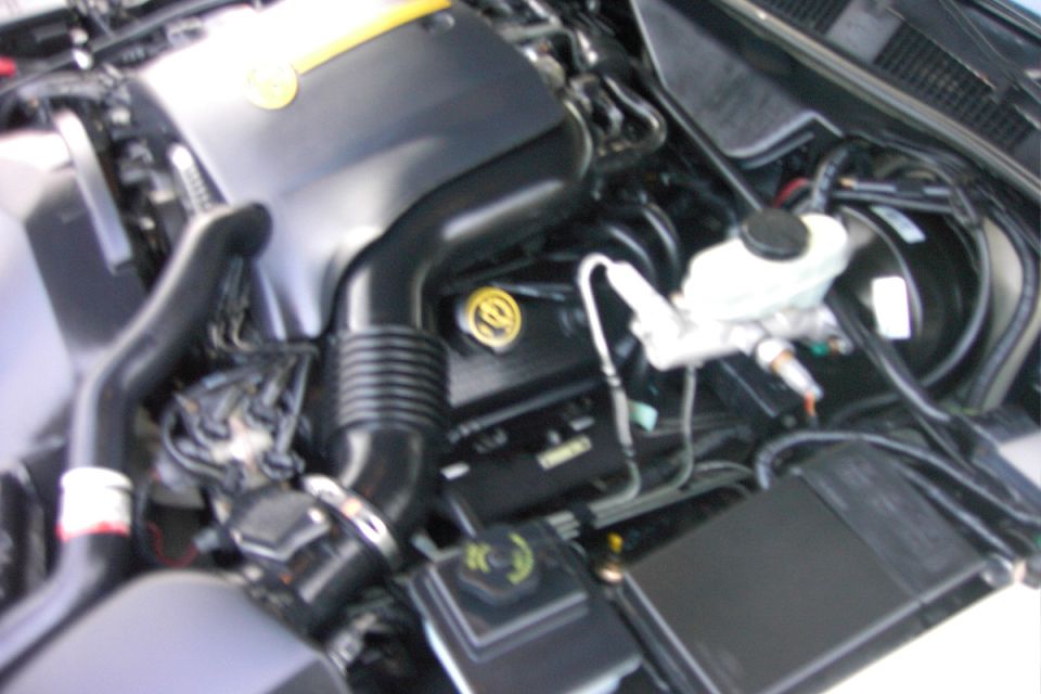 LH  Painted exhaust manifold