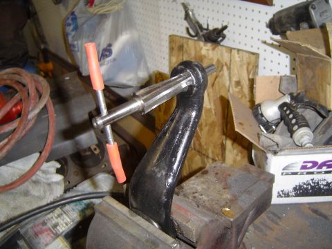 1989 Ford Bronco - I didnt like the way the reamer was working in the drill so i did it by hand