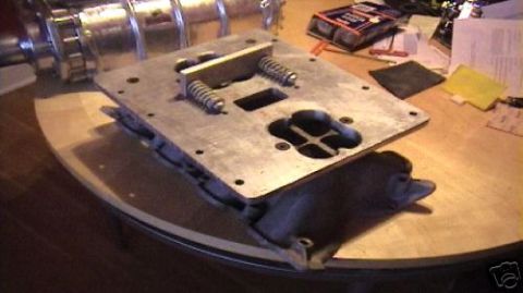 1972 Ford Ranchero - the blow-off valve mounts under the small middle hole