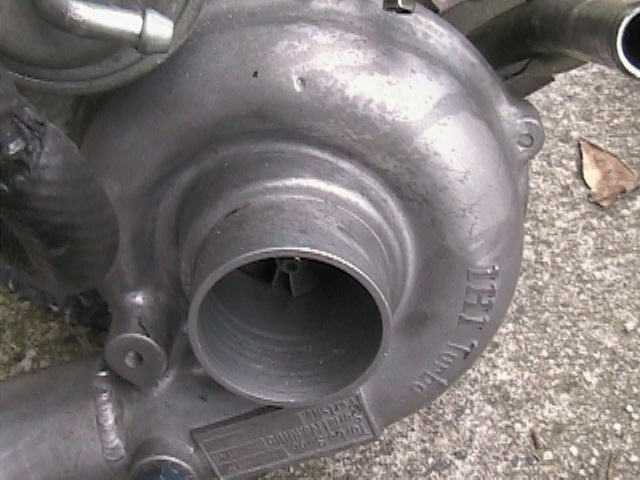 Turbocharger with 'TEI Turbo' visible