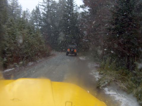 1993 Ford Bronco - go round a corner and...wait a minute.....is that .......snow?