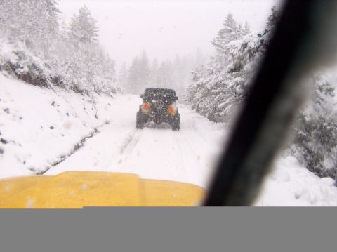 1993 Ford Bronco - by the gods there IS snow up here!!!