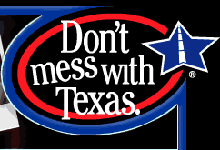 2000 Ford Crown Victoria - The 'Don't mess with Texas' slogan is displayed prominently on this graphic.