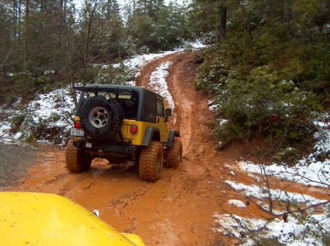 1993 Ford Bronco - ......or maybe not cause Ed wAlked right back up it. Maybe its those new Krawlers?