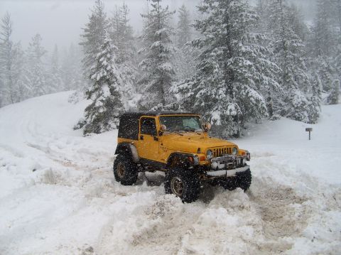 1993 Ford Bronco - This is as far as we got. Ed went up a bit more on the left then backed down, turned around and said "no way". he's runnin front and rear D…