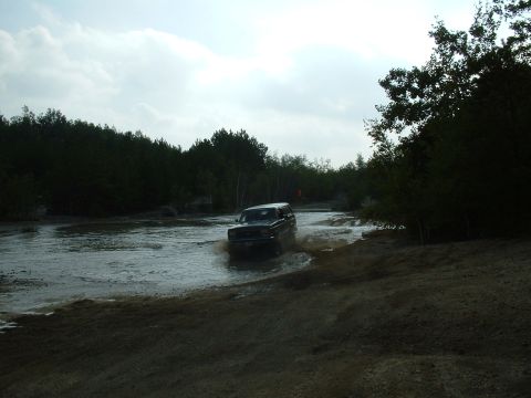 1991 Ford Bronco - Out splashing around in the mud