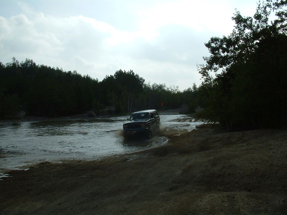 Out splashing around in the mud