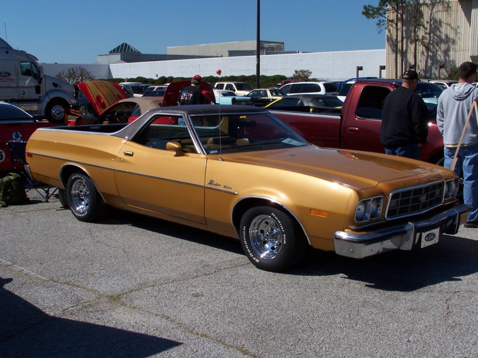 My Ranchero on the line.  It took first place in the All-Powered division.