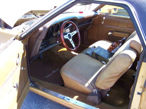 1973 Ford Ranchero - Interior shot.