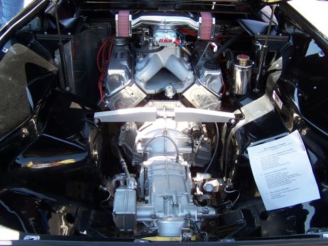 1973 Ford Ranchero - Pantera's engine. That's a 351 Cleveland for your ass! Like to see that dropped into a Ranchero.