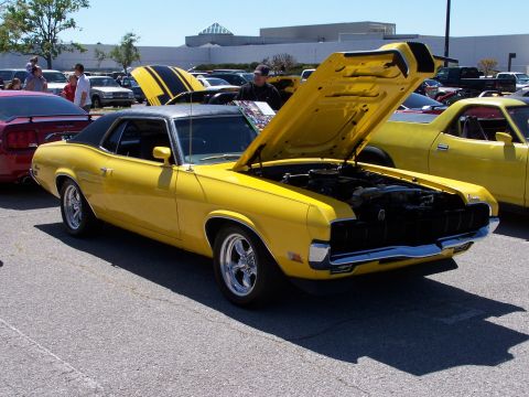 1973 Ford Ranchero - 1970 Cougar. I tied for 1st place with this car. It is an 8-year rotisserie resto-mod.