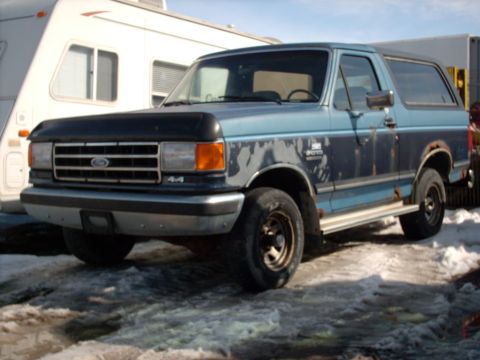 1990 Ford Bronco - All Washed, Tuned Up, Ready For Some Body Work To Start, Still Have To Clean The Inside. What Do You Expect For $200.00?