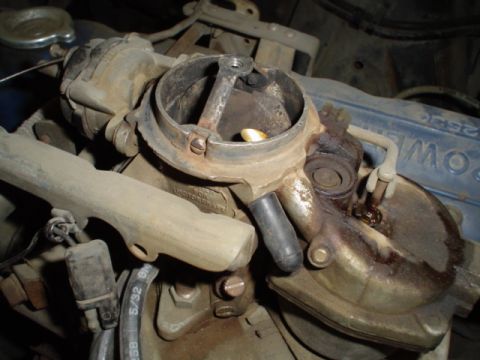 1968 Ford Mustang - where the top advance was plugged into