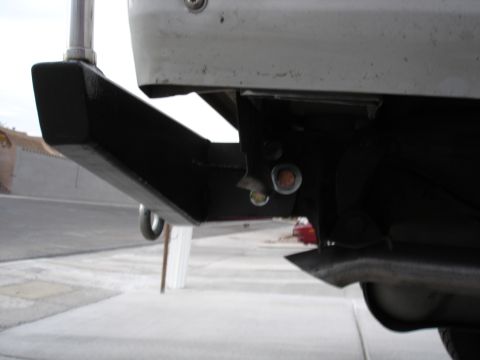 1996 Ford Bronco - Close up of trimed sheet metal and brackets