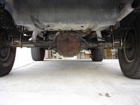 1996 Ford Bronco - 8.8 with welded axle tubes, relocated shock mounts, Detroit locker, sierra axles, and 4.56 gears. I will install the T/A girdle when I chan…