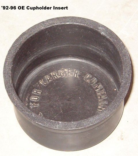 1983 Ford Bronco - SOLD OE Cupholder (F2TZ1513562A) for '92-96 floor console. "REMOVE FOR LARGER CONTAINERS" [url=http://www.supermotors.net/registr…
